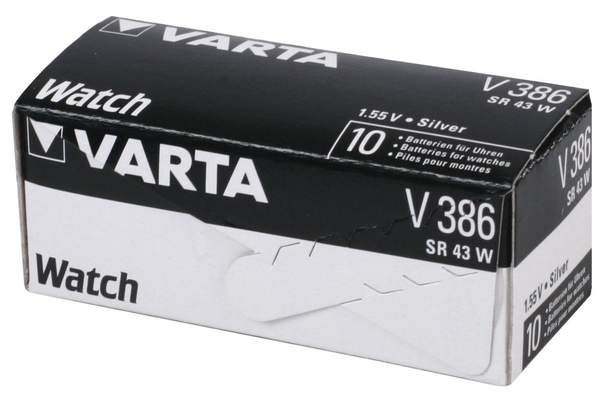 Varta Bateria Silver Oxide 386 Retail (10-Pack) 00386 101 111