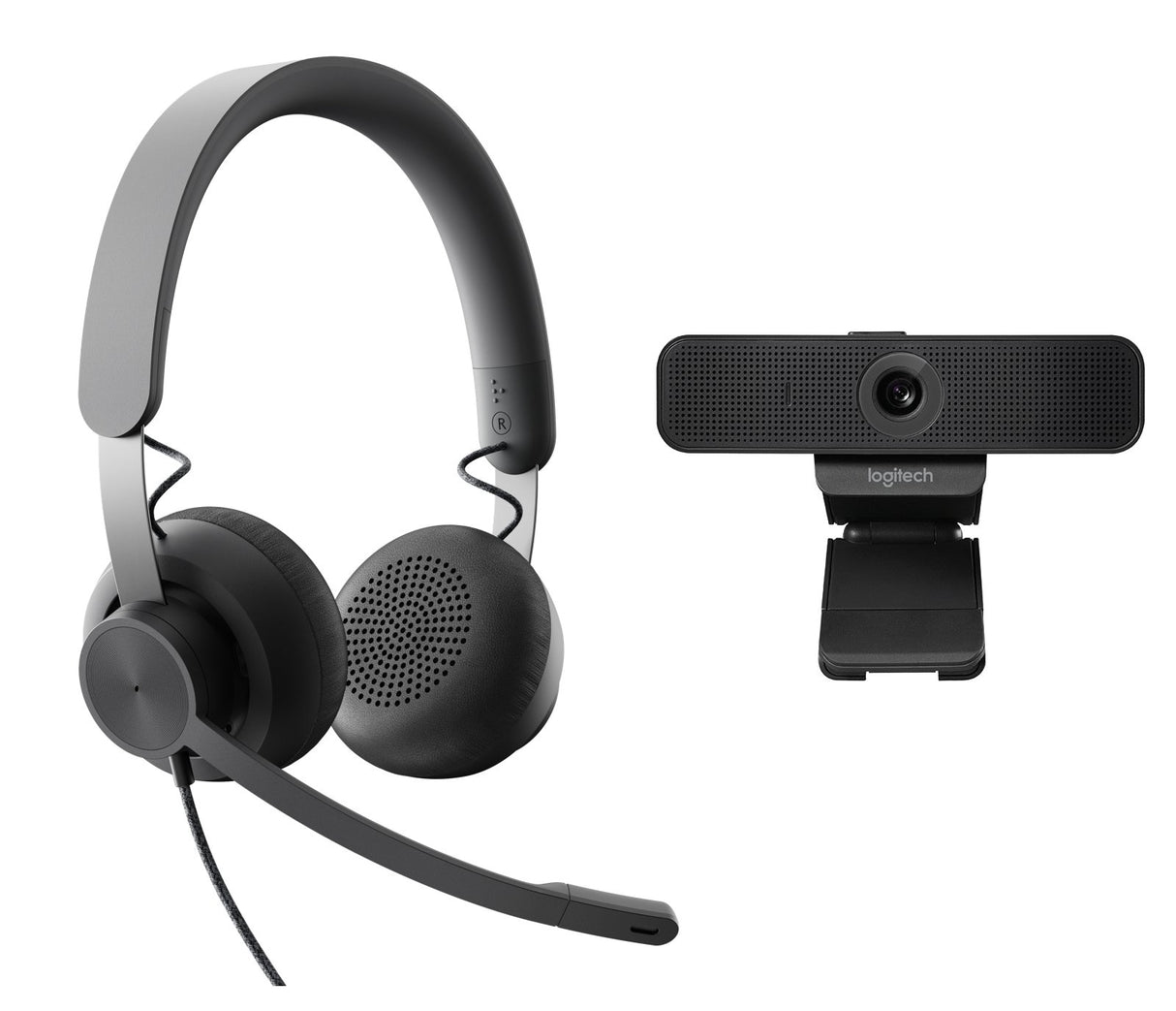 EAN 5099206091603 - Logitech 991-000338 auricular y casco Sistema de vídeoconferencia personal Alámbrico Grafito imagen 1