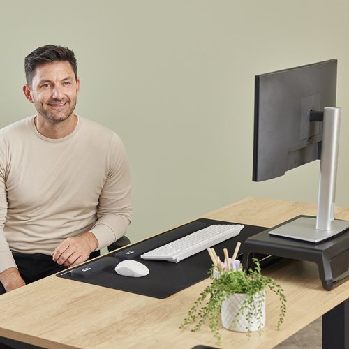 EAN 0043859812332 - Fellowes Breyta descansa muñecas Silicona Negro imagen 4