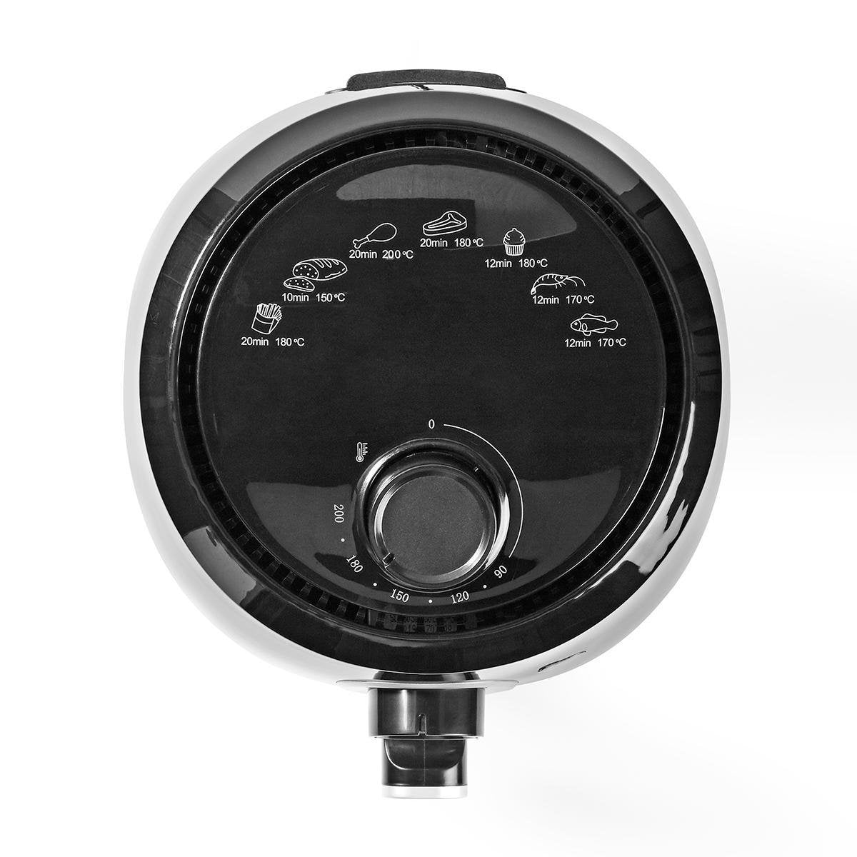 EAN 5412810324477 - Nedis KAAF120FBK freidora Sencillo 2,4 L Independiente 1000 W Freidora de aire caliente Aluminio, Negro imagen 4