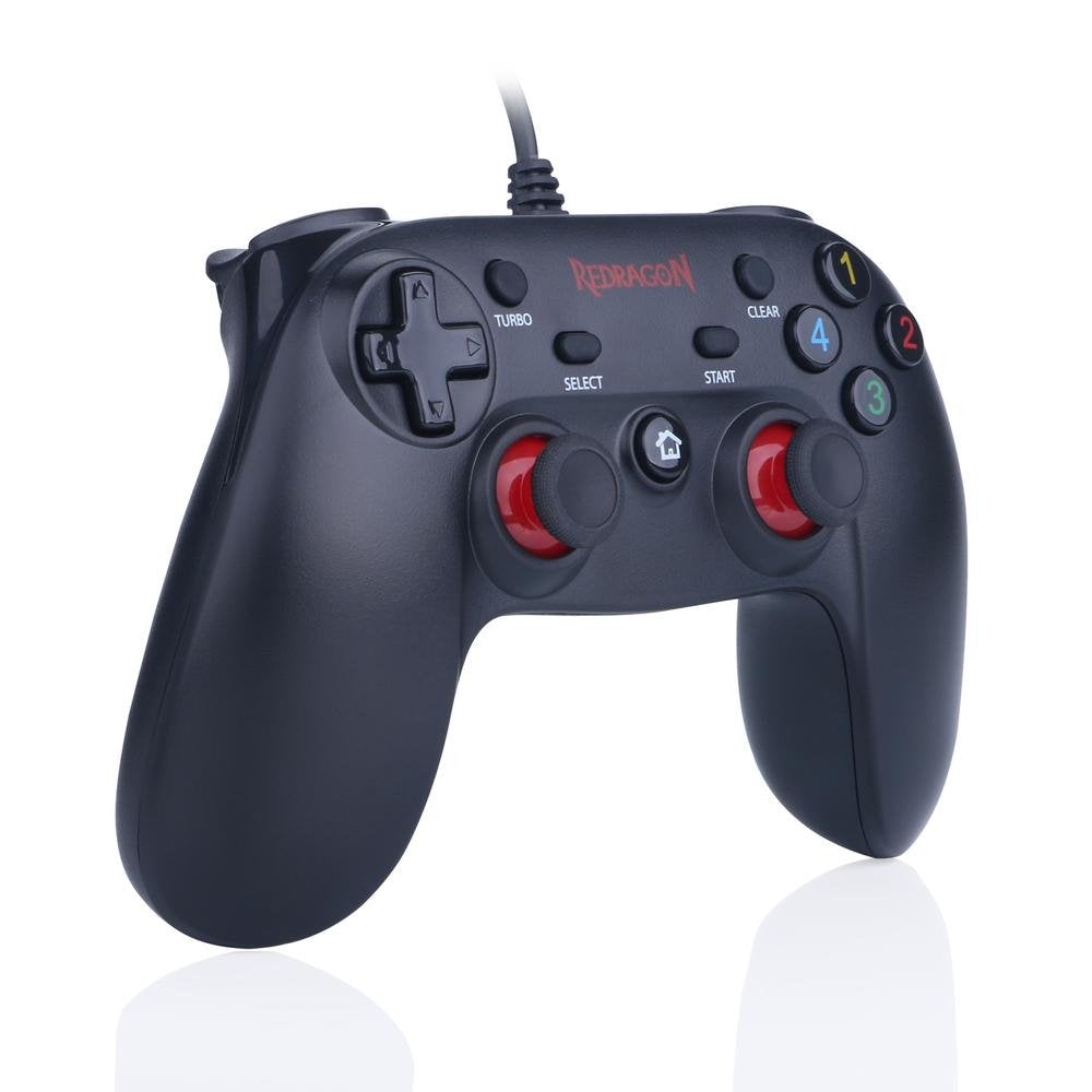 Redragon G807 Gaming Controller Gamepad Android,Pc,Playstation,Playstation 2,Playstation 3 Usb Black