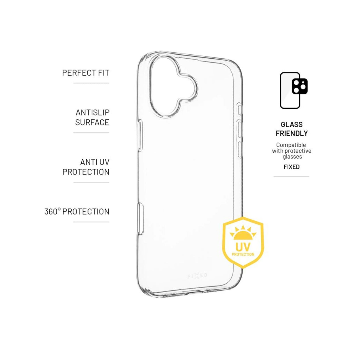 EAN 8591680170012 - FIXED FIXTCCA-1401 funda para teléfono móvil 17 cm (6.7") Transparente imagen 2