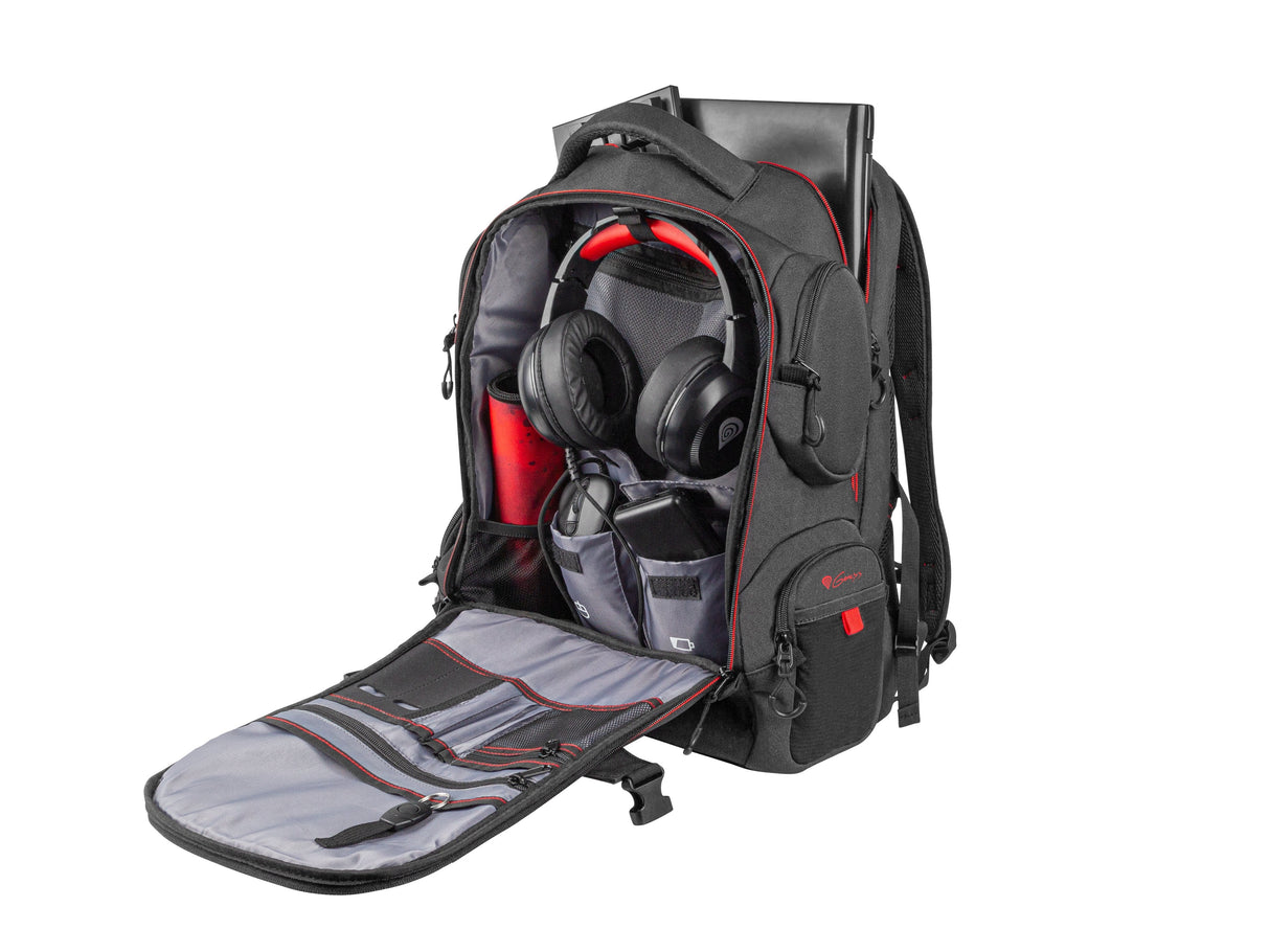 Mochila Genesis Pallad 550 Hasta 17.3 Pulgadas Negra