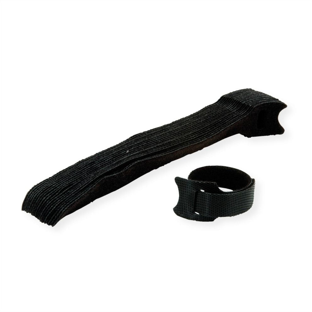 Value 25.99.5240 Presilla Bridas Adherentes Para Cables Negro 20 Pieza(S)