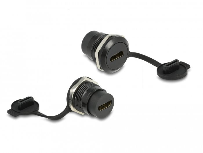 Delock Conector Hdmi-A Integrado Con Tapa Protectora Contra El Polvo