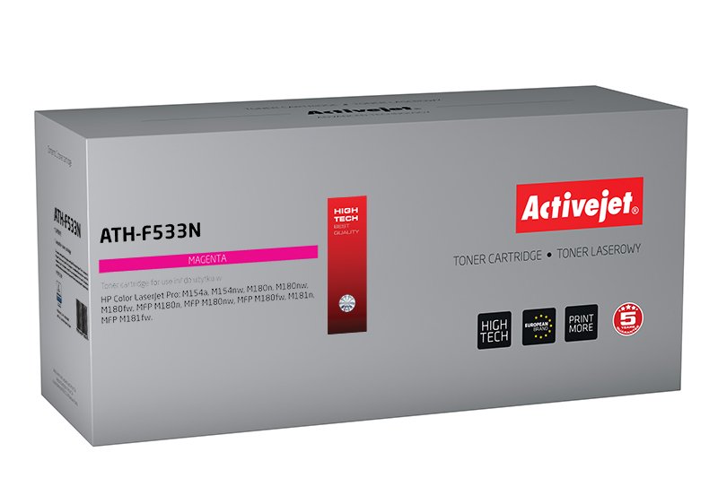 EAN 5901443110347 - Activejet ATH-F533N cartucho de tóner 1 pieza(s) Compatible Magenta imagen 1