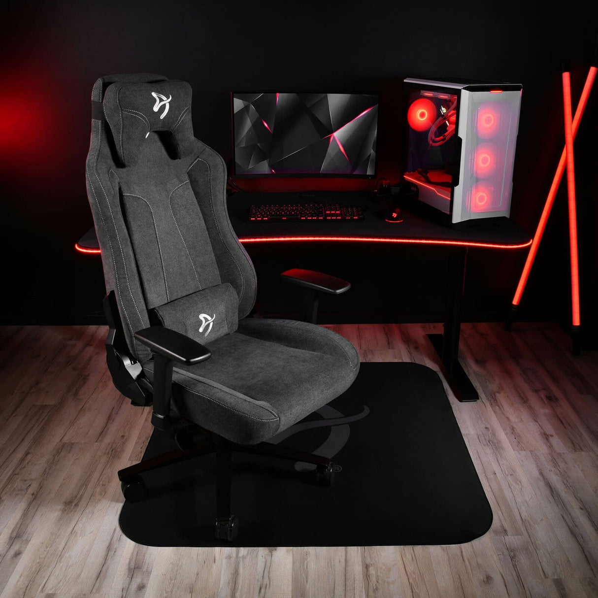 Arozzi Bodenschutzmatte Zona Quattro Negro Gris