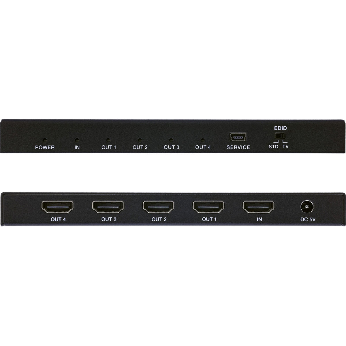 Splitter Hdmi 4 Puertos 4k 60hz Inline
