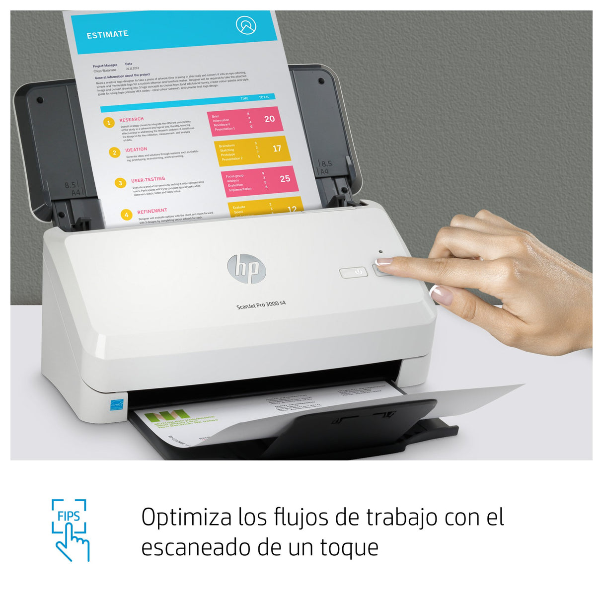 EAN 0193808948619 - HP ScanJet Pro 3000 s4 Escáner alimentado con hojas 600 x 600 DPI A4 Negro, Blanco imagen 6