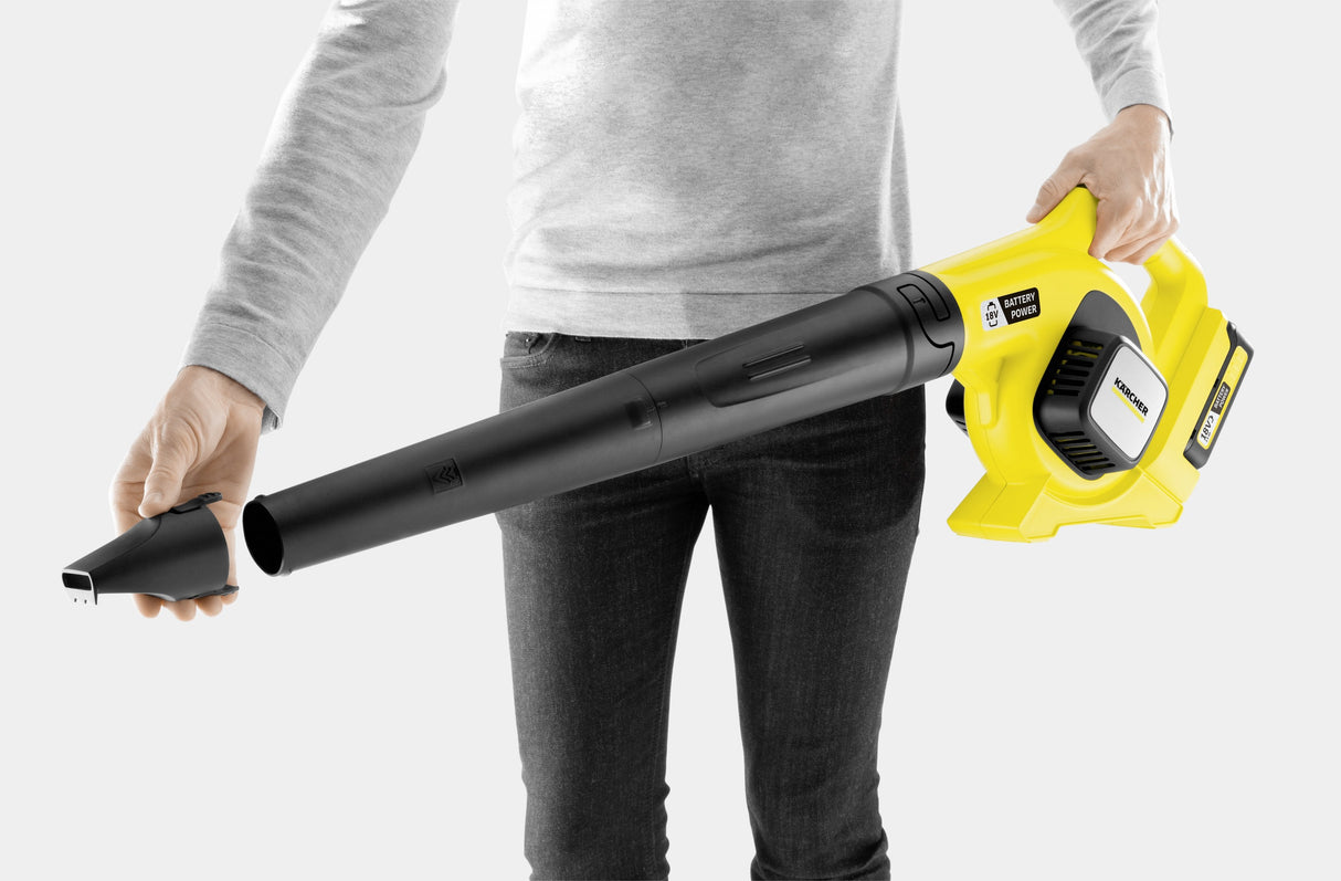 Soplador De Hojas Inalámbrico Kärcher 14451000 210 Km/H Negro Amarillo 18 V Litio-Ion (Li-Ion)