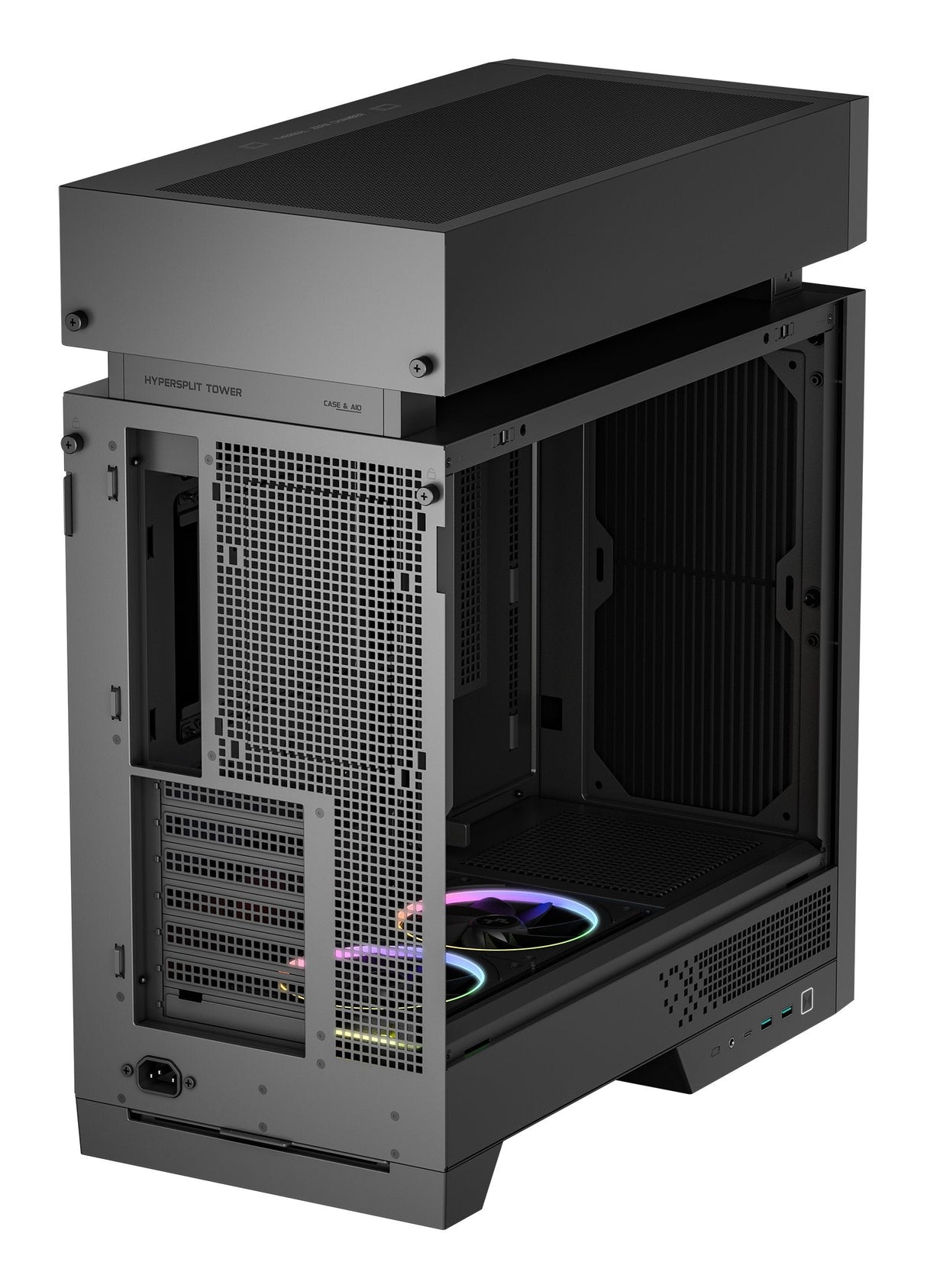 Caja Pc Deepcool Cl660 Atx Tower Case, Black