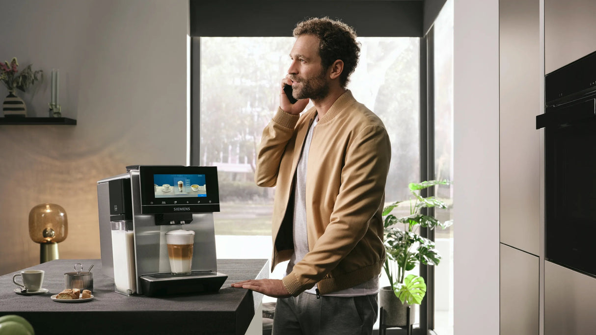 Siemens Tq903dz3, Superautomática Acero Fino Cepillado