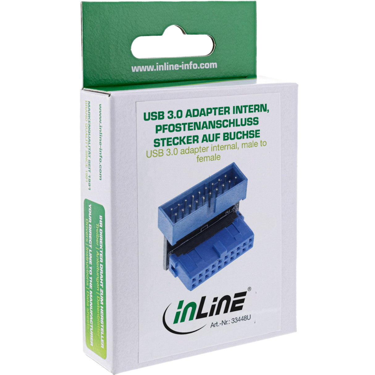 EAN 4043718298181 - InLine 33448U cambiador de género para cable Multicolor imagen 3