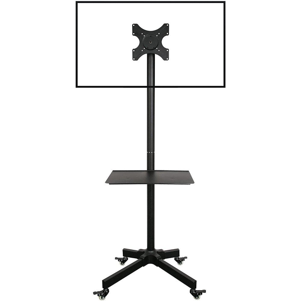 Techly Ica-Tr20 Soporte De Pie Para Pantalla Plana 94 Cm (37") Soporte De Suelo Con Ruedas Para Pantalla Plana Negro