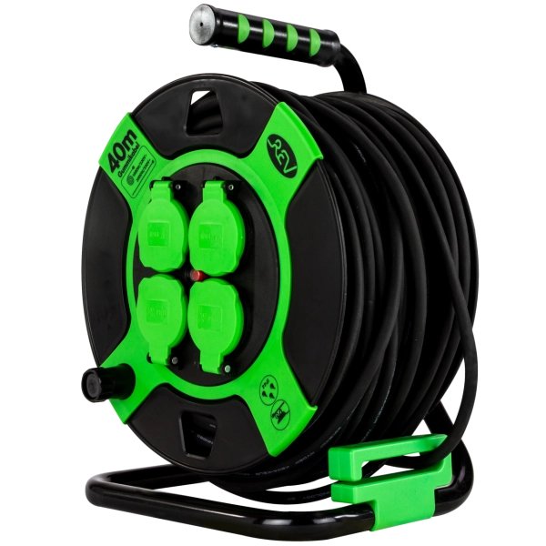 EAN 4006341137388 - REV 10217412 base múltiple 40 m 4 salidas AC Interior / exterior Negro, Verde imagen 3