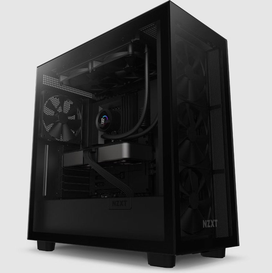 Refrigerador Liquido Cpu Nzxt Kraken 280 2x140 Negro Display Lcd Rl-Kn280-B1
