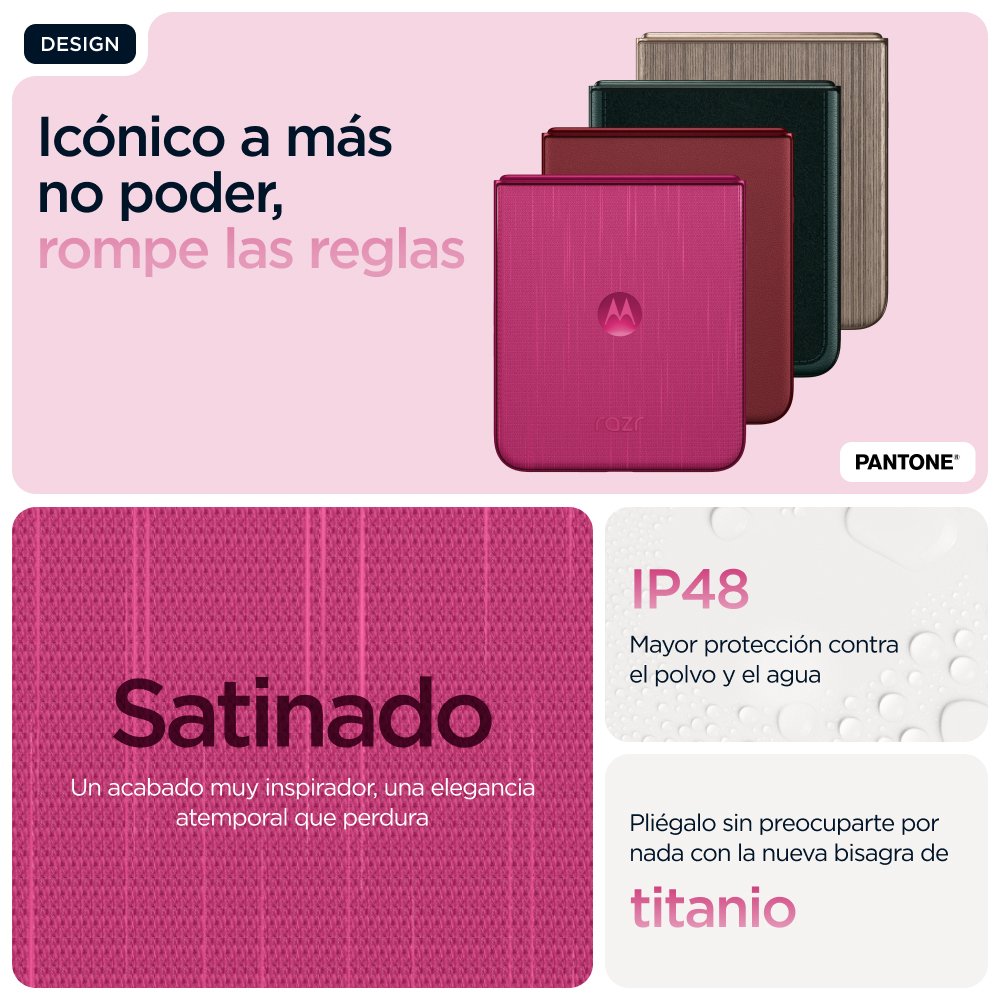 EAN 0840023294747 - Motorola razr 60 ultra 17,7 cm (6.96") SIM doble Android 15 5G USB Tipo C 16 GB 512 GB 4700 mAh Rosa imagen 32