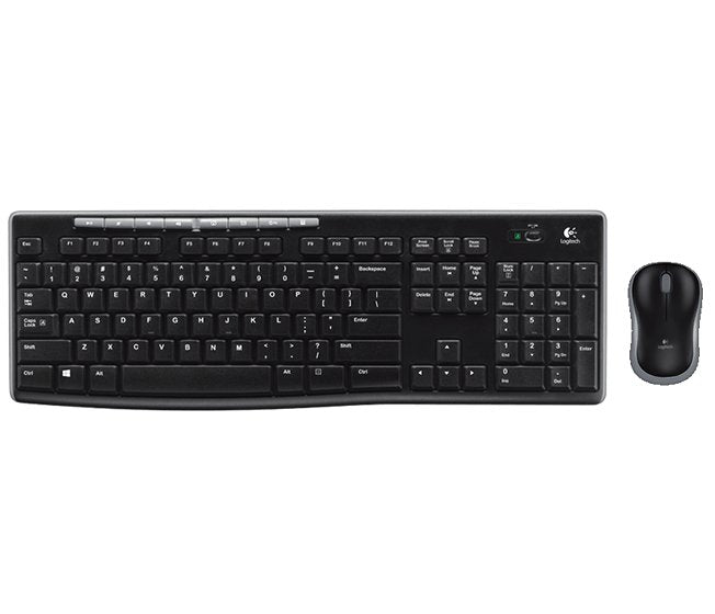 Teclado Húngaro Logitech Wireless Combo Mk270 Ratón Incluido Rf Inalámbrico Qwertz Negro