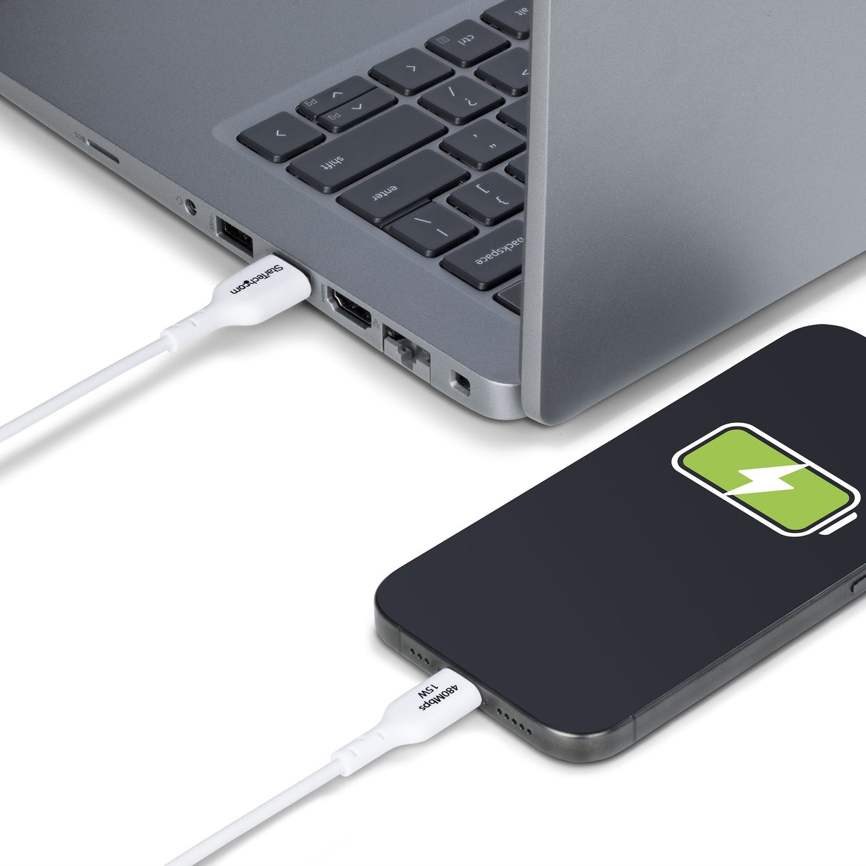 EAN 0065030911870 - StarTech.com USB2AC1MNCWHE cable USB USB A USB C imagen 7
