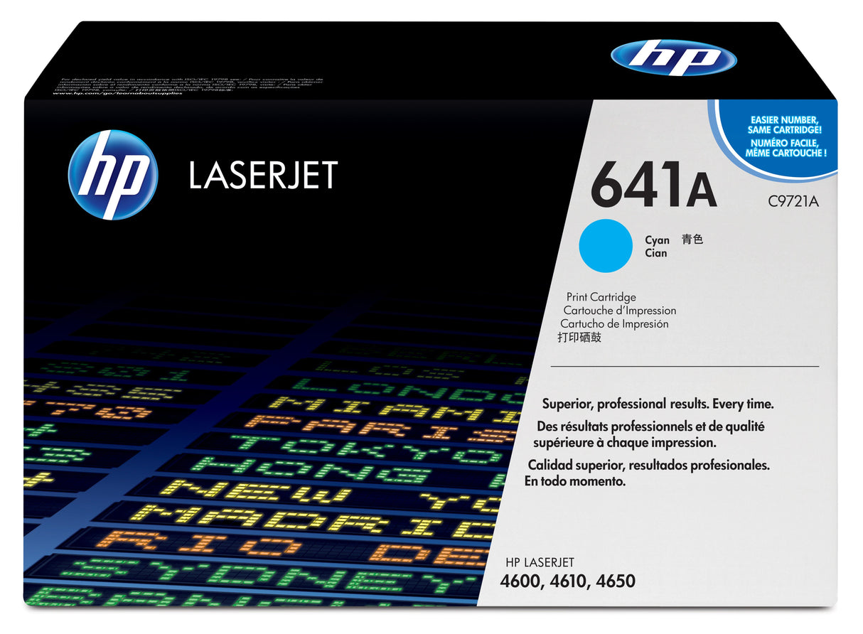 EAN 5704327118596 - HP 641A Cyan Original LaserJet Toner Cartridge cartucho de tóner 1 pieza(s) imagen 1