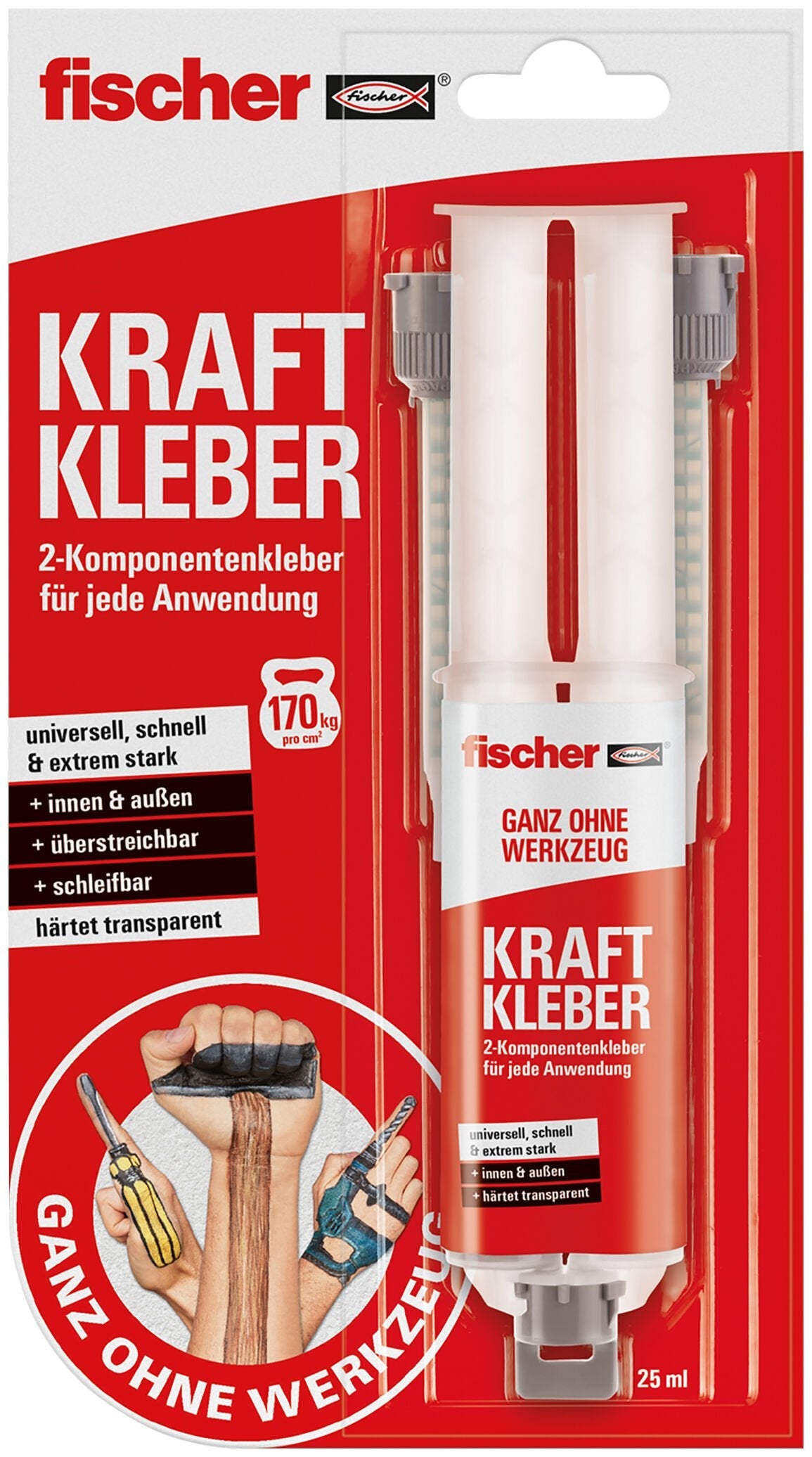 Pegamento Potente Fischer Gow, 25ml Transparente 545865