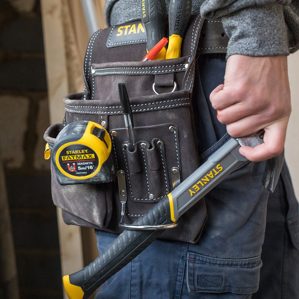 Stanley Werkzeug- U. Hammer- Tasche Aus Leder