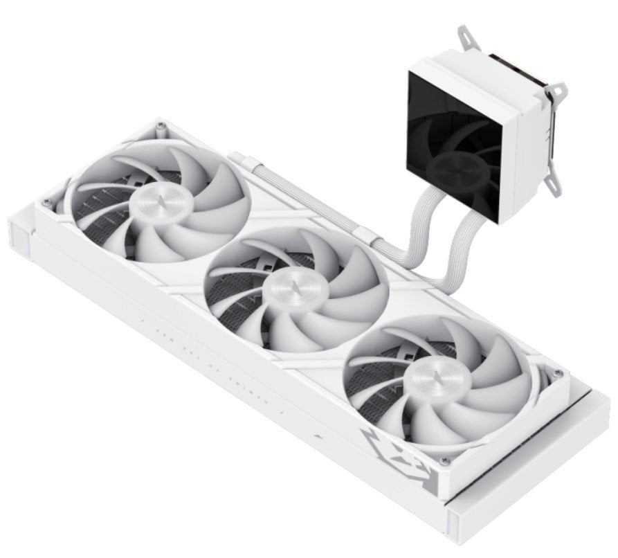 Gamemax Cpu Liquid Cooler Glacier 360 Lcd White