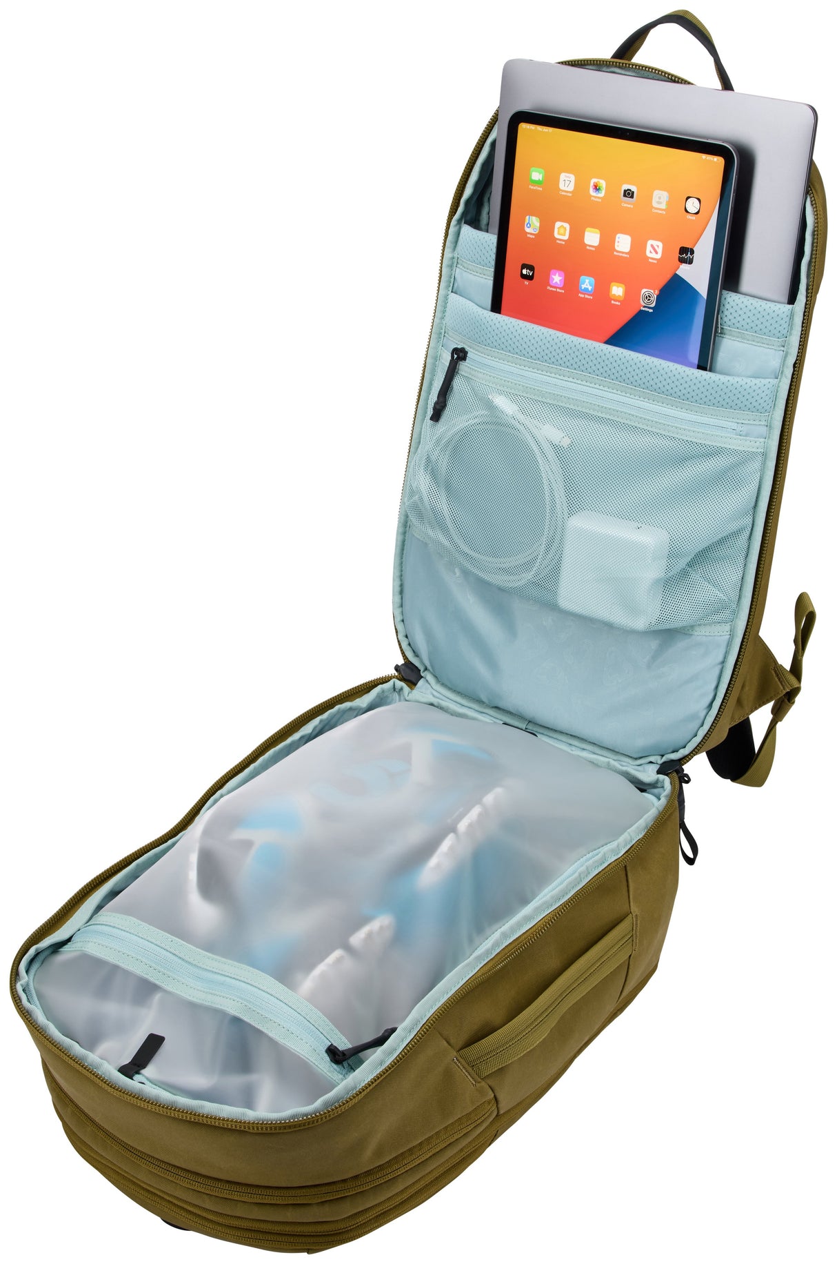 EAN 0085854252065 - Thule Aion TATB128 - Nutria mochila Mochila informal Caqui Poliéster imagen 12