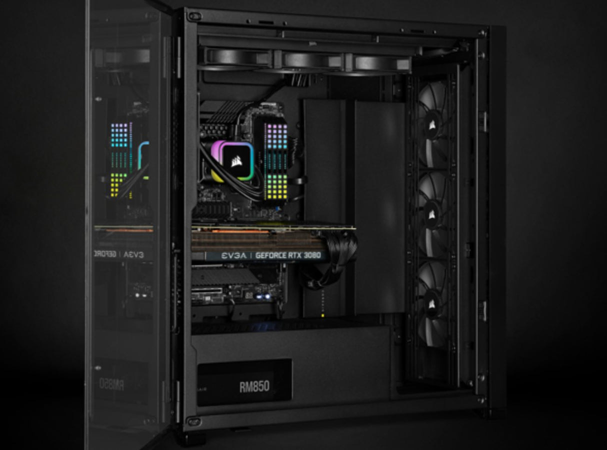 EAN 840006648109 - Corsair H100i Procesador Sistema de refrigeración líquida todo en uno 12 cm Negro 1 pieza(s) imagen 12