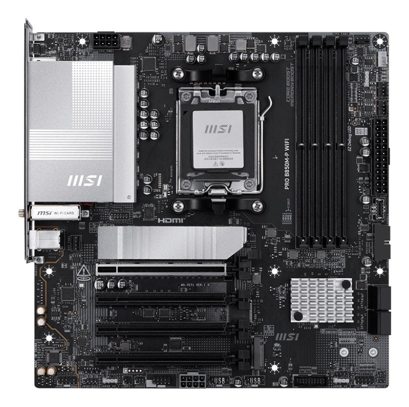 EAN 4711377350181 - MSI PRO B850M-P WIFI placa base AMD B850 Zócalo AM5 micro ATX imagen 2