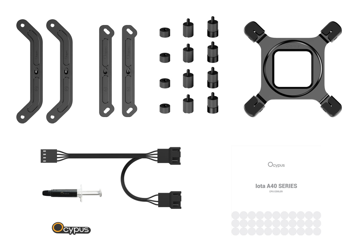 Ocypus Iota A40 Dual Fan (Negro, 120 Mm) Iota-A40-Bk2nnwd00x-Gl