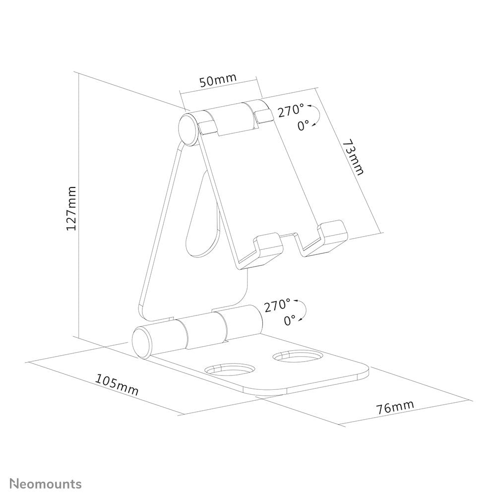 EAN 8717371448486 - Neomounts DS10-160SL1 soporte Soporte pasivo Teléfono móvil/smartphone Plata imagen 14