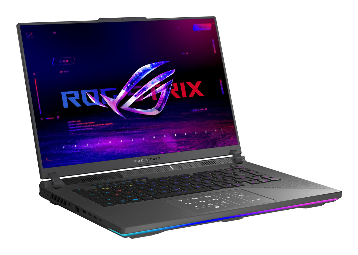 Portátil Gaming Asus 16" Rog Strix G16 G614fr-S5151 De Wqxga 240hz (Amd Ryzen 9 9955hx3d, 32gb Ram, 1tb Ssd, Nvidia Rtx 5070 Ti 12gb, Sin Sistema Operativo) Gris Eclipse - Teclado Qwerty Español