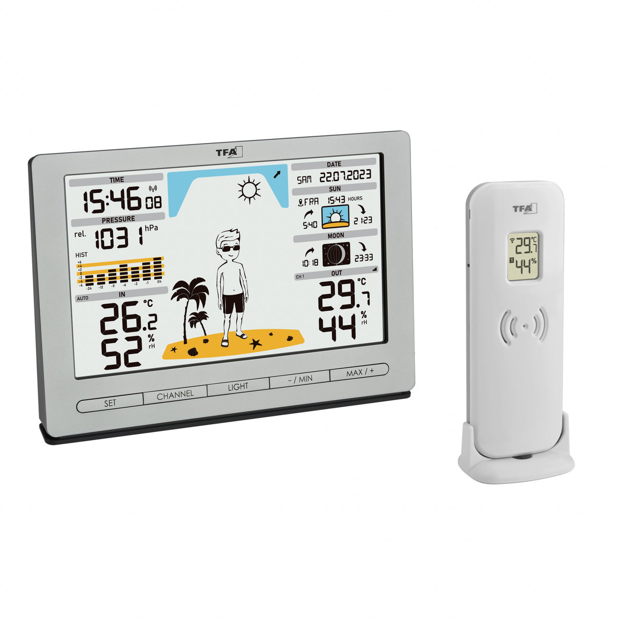 EAN 4009816039309 - TFA-Dostmann Meteo Jack Plata Batería imagen 12