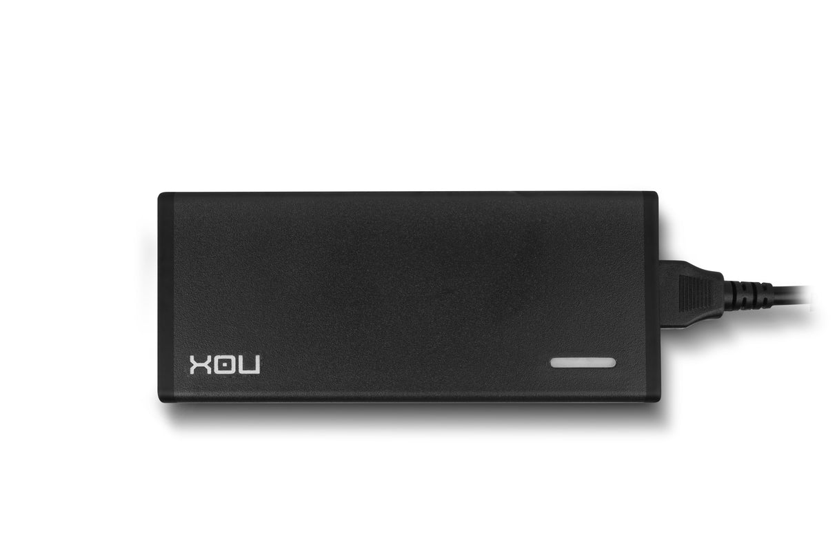Nox Cargador Universal Port 65w Automatico Para Notebook / 10 Conectores / Toma Usb Nxpwr65nb