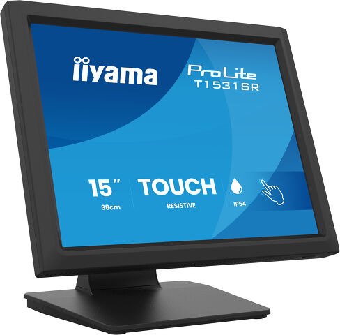 Pantalla Iiyama 15 Negro Táctil Resistive Dalle Va 1024x768 4:3 350cd/M 18ms Haut