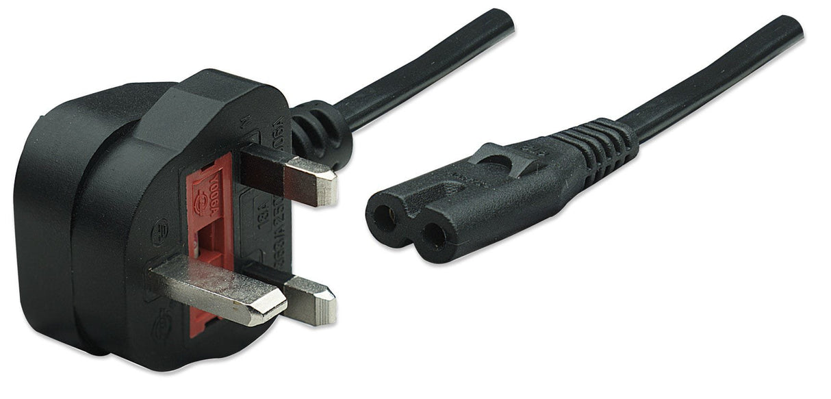 EAN 0766623322843 - Manhattan 322843 cable de transmisión Negro 1,8 m Enchufe tipo G C7 acoplador imagen 1