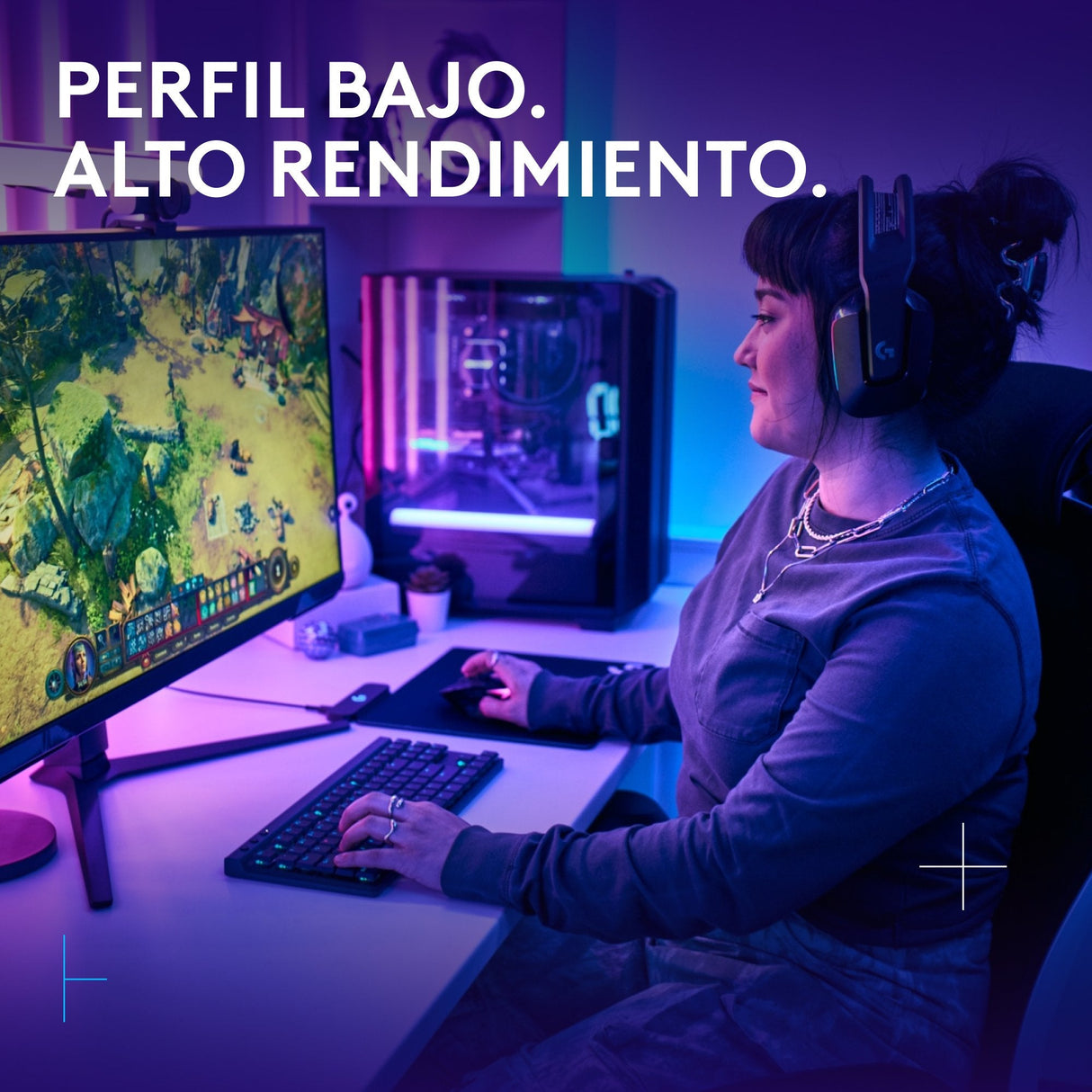 Teclado Español G515 Lightspeed Tkl Kb Wrls Black Emea28i-935