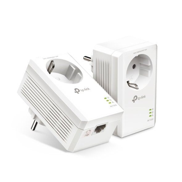 Tp-Link Av1000 Passthrough Powerline Kit Broadcom 1 Gigabit Port