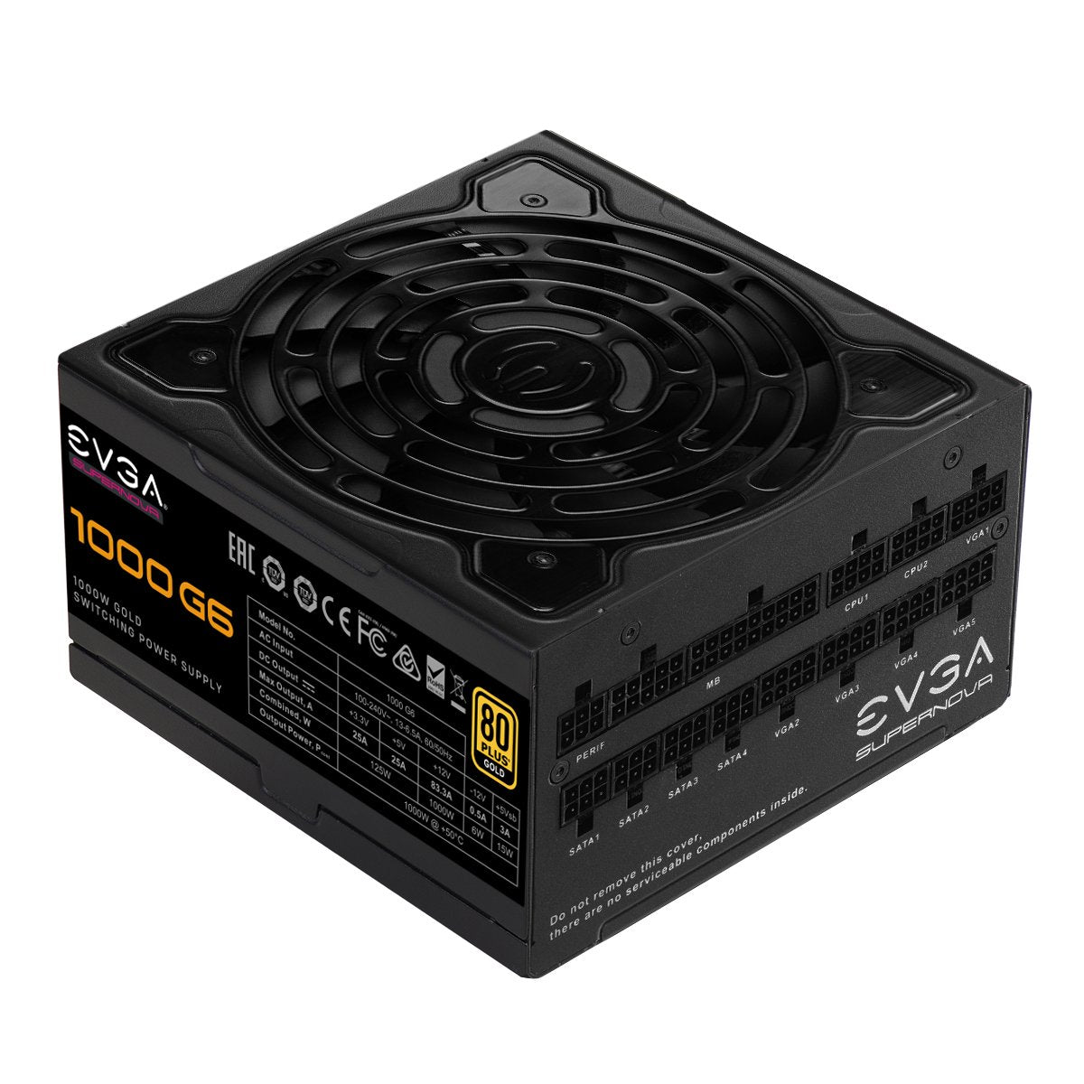 Fuente De Alimentacion Evga 1000w Supernova 1000 G6 Fully Modular (80+Gold)