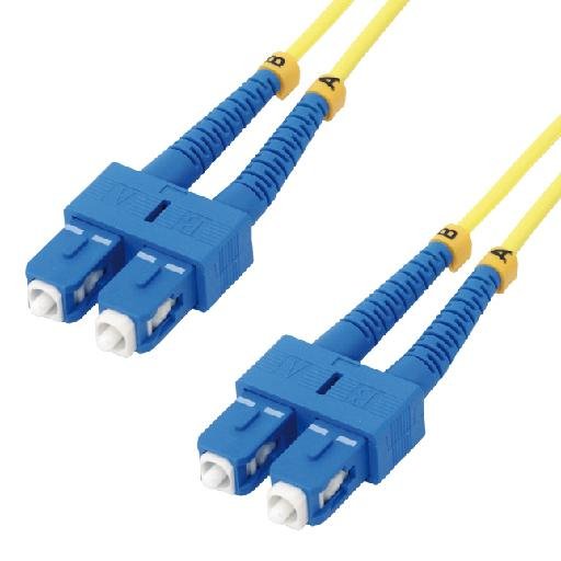 Mcl Sc/Sc Duplex Singlemode 9/125 Os2 Optical Fiber - 3m