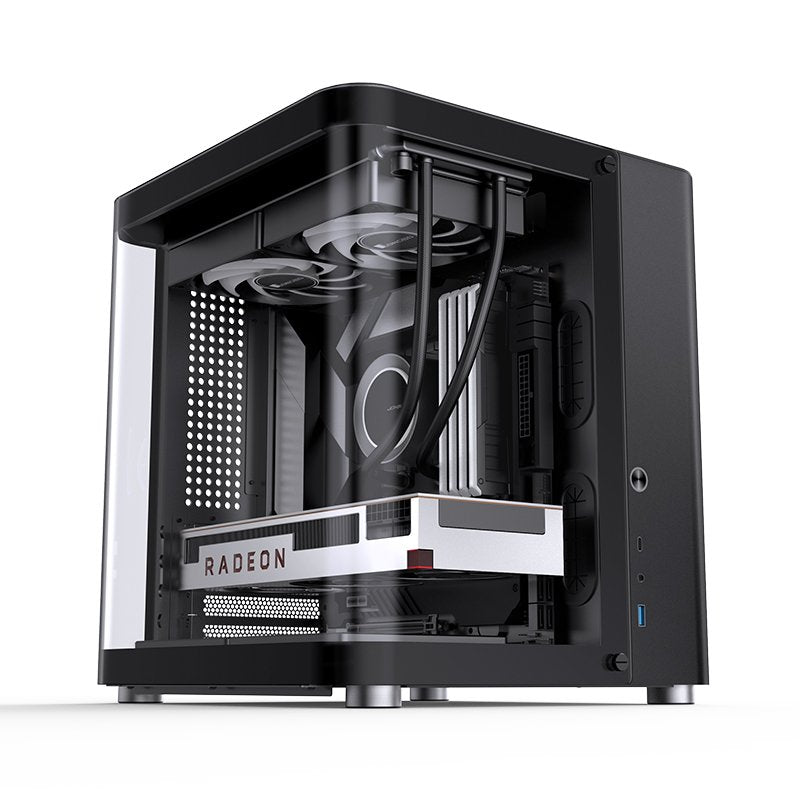 Jonsbo Tk-1 2.0 Micro-Atx Gehäuse, Temperojo Glass - Negro