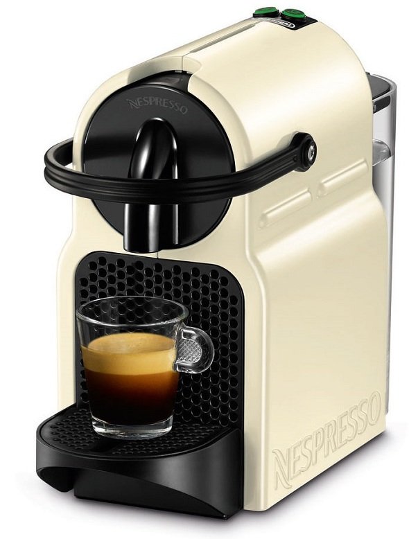 Cafetera De Cápsulas Delonghi En 80 Cw Inissia Nespresso Vanilla Cream