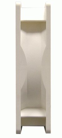 Ventilador Pc Silverstone Fm122 Blanco 120x120x32 Con Regulador Plata