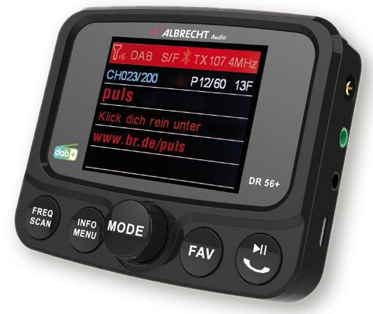 EAN 4032661272560 - Albrecht DR 56+ DAB+ Coche Digital Negro imagen 1