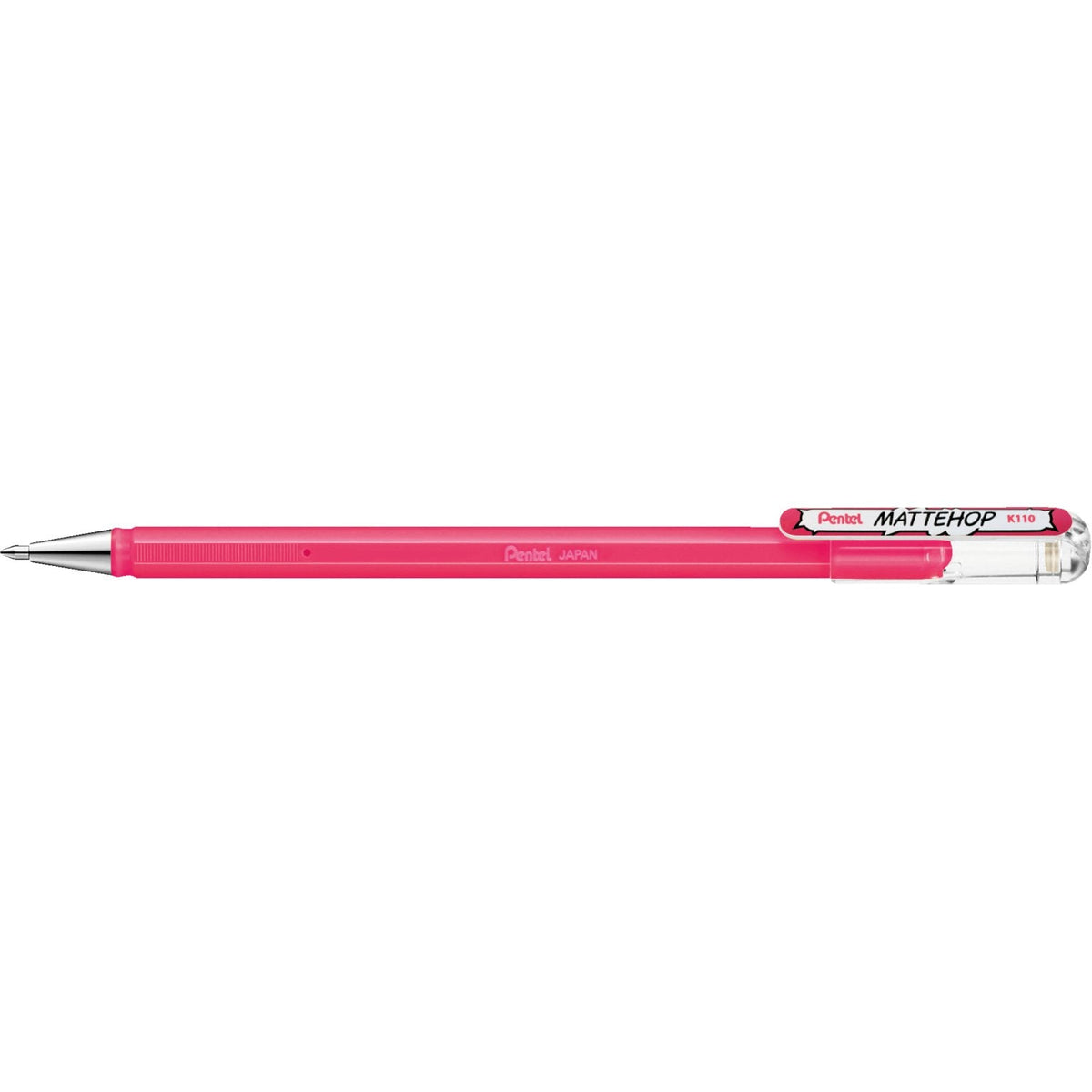 Pentel Mattehop Bolígrafo De Gel 0.5 Mm Color De Escritura Rosa