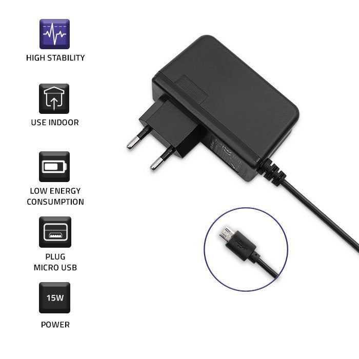 EAN 5901878510224 - Qoltec 51022 cargador de dispositivo móvil Teléfono móvil, Smartphone, Tableta Negro Corriente alterna, C imagen 3