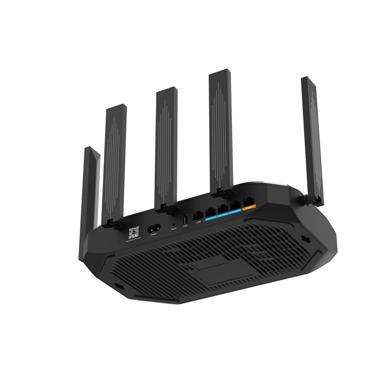 EAN 6971693273719 - Ruijie Networks RG-EG105GW-X router inalámbrico Gigabit Ethernet Doble banda (2,4 GHz / 5 GHz) Negro, Gri imagen 3
