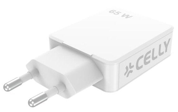 EAN 8021735220916 - Celly SLIMTC2C65WWH cargador de dispositivo móvil Portátil, Smartphone, Tableta Blanco Corriente alterna imagen 3