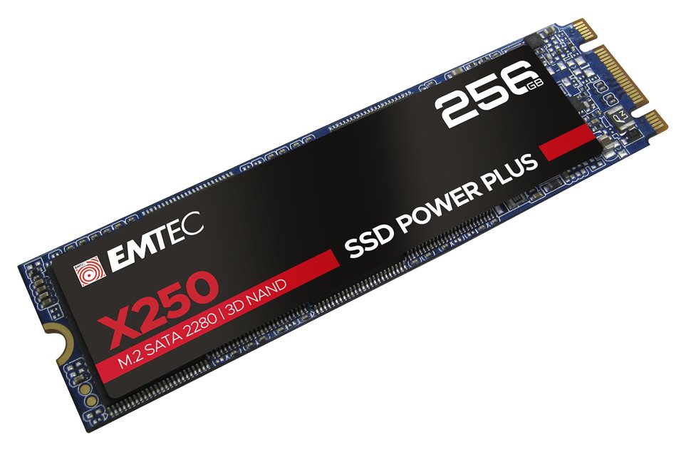 Disco Ssd Emtec 256gb X250 M.2 Gb Serial Ata Iii 3d Nand